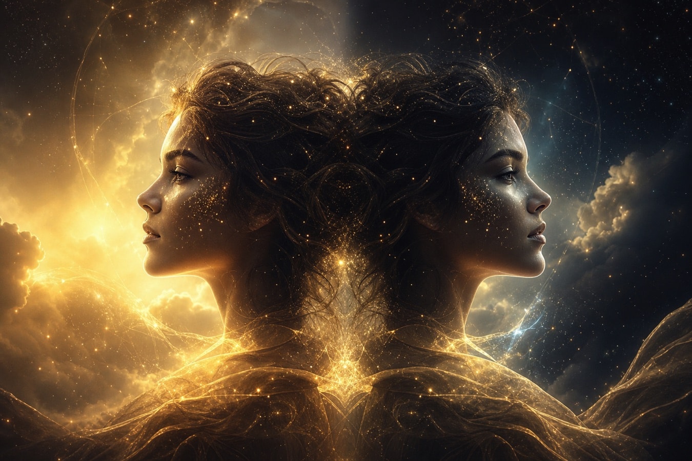 Symbolic depiction of the Gemini sign