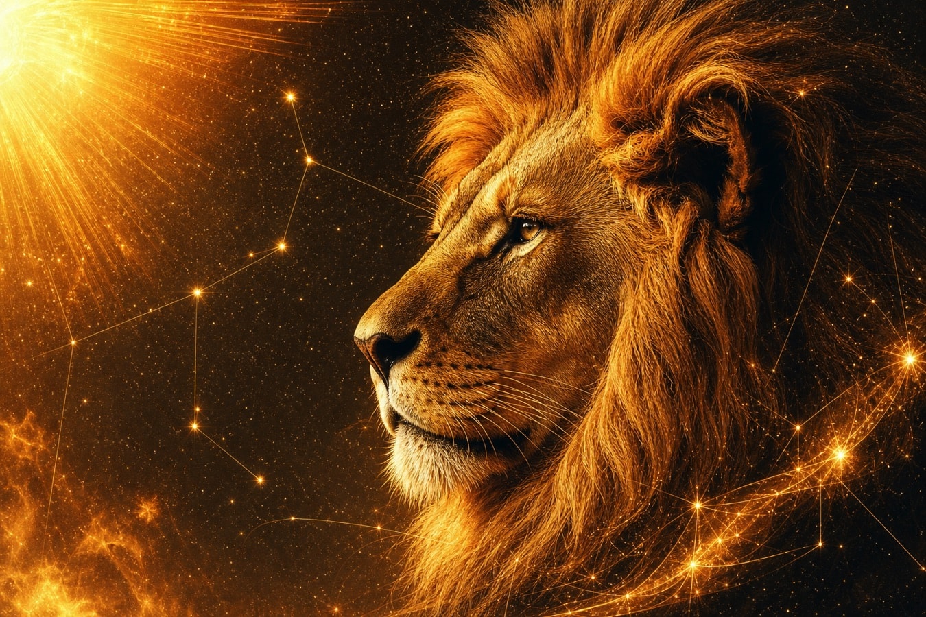 Symbolic depiction of the Leo sign