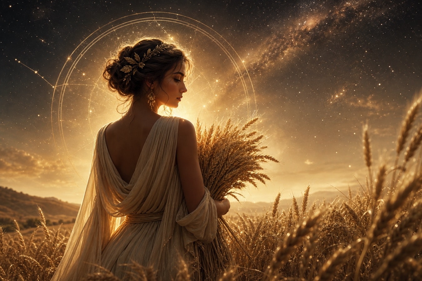 Symbolic depiction of the Virgo sign