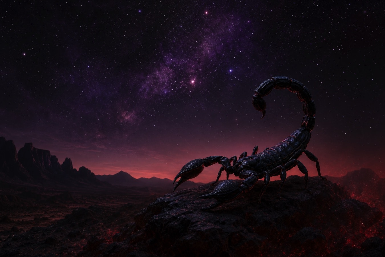 Symbolic depiction of the Scorpio sign